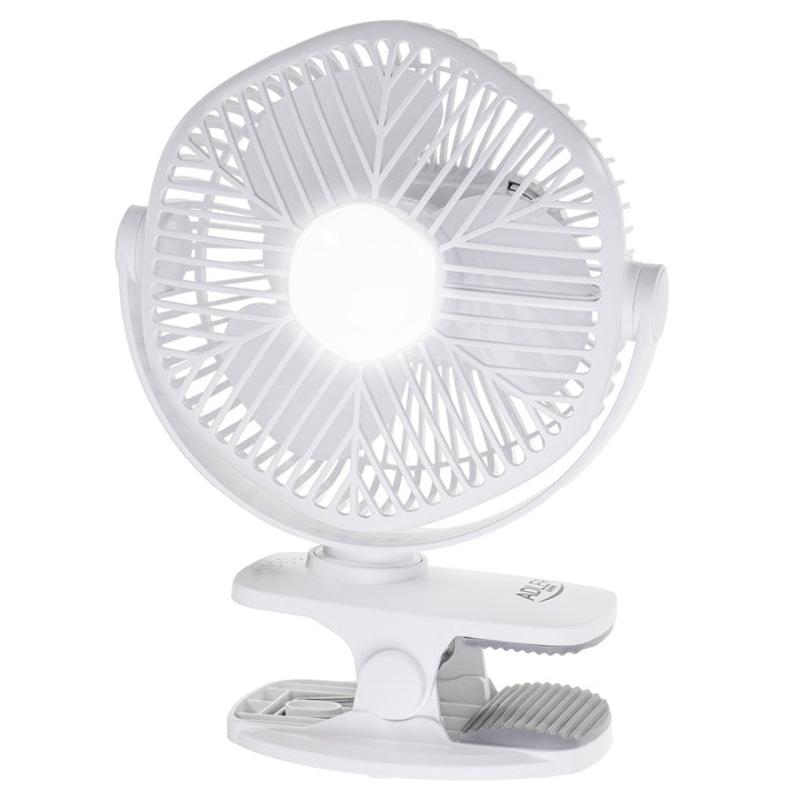 Акумулаторен вентилатор 5"/12,7 см с клипс – USB / LED, AD 7335, Adler