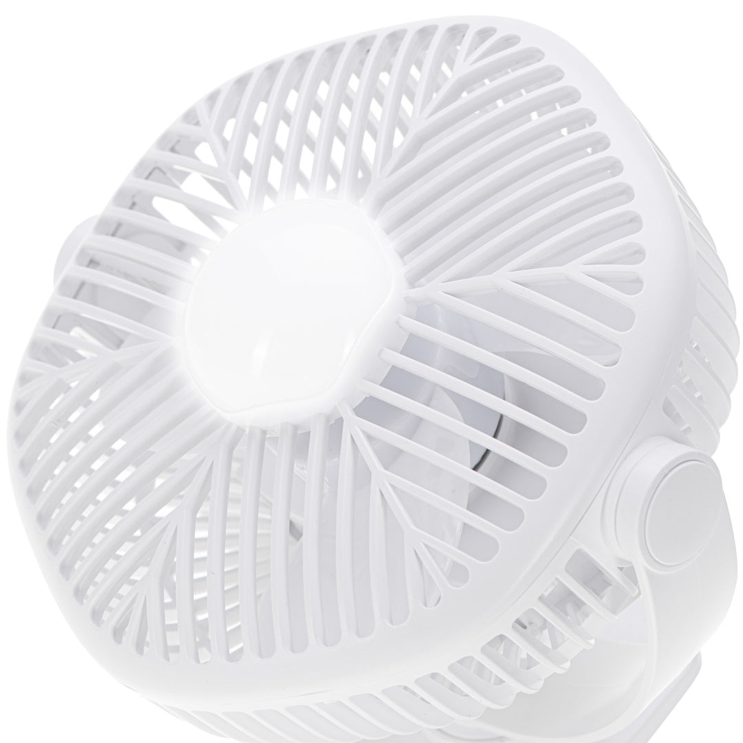 Акумулаторен вентилатор 5"/12,7 см с клипс – USB / LED, AD 7335, Adler