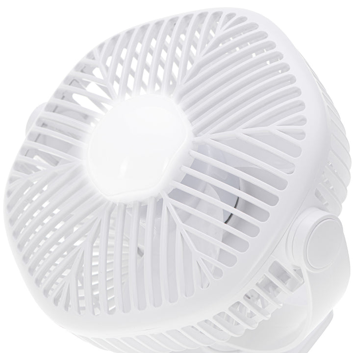 Акумулаторен вентилатор 5"/12,7 см с клипс – USB / LED, AD 7335, Adler