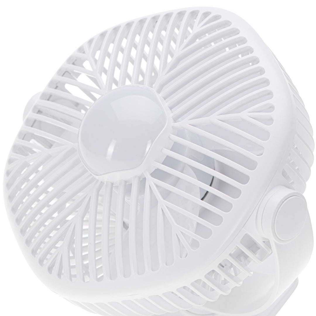 Акумулаторен вентилатор 5"/12,7 см с клипс – USB / LED, AD 7335, Adler