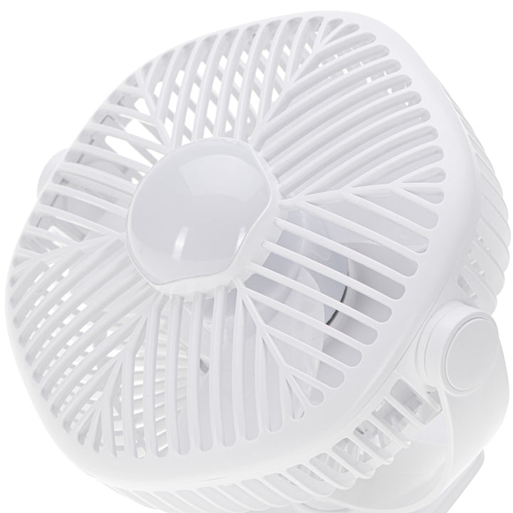Акумулаторен вентилатор 5"/12,7 см с клипс – USB / LED, AD 7335, Adler