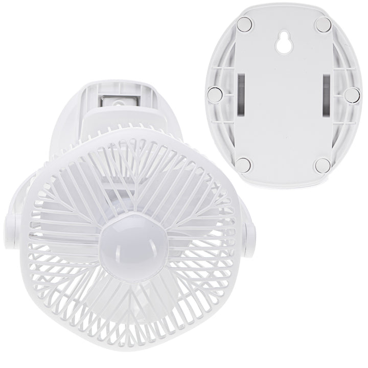 Акумулаторен вентилатор 5"/12,7 см с клипс – USB / LED, AD 7335, Adler