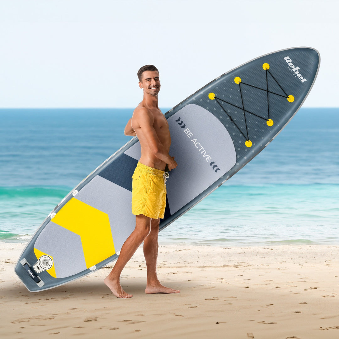 Надуваема дъска за SUP REBEL ACTIVE 350x81x15 см, комплект