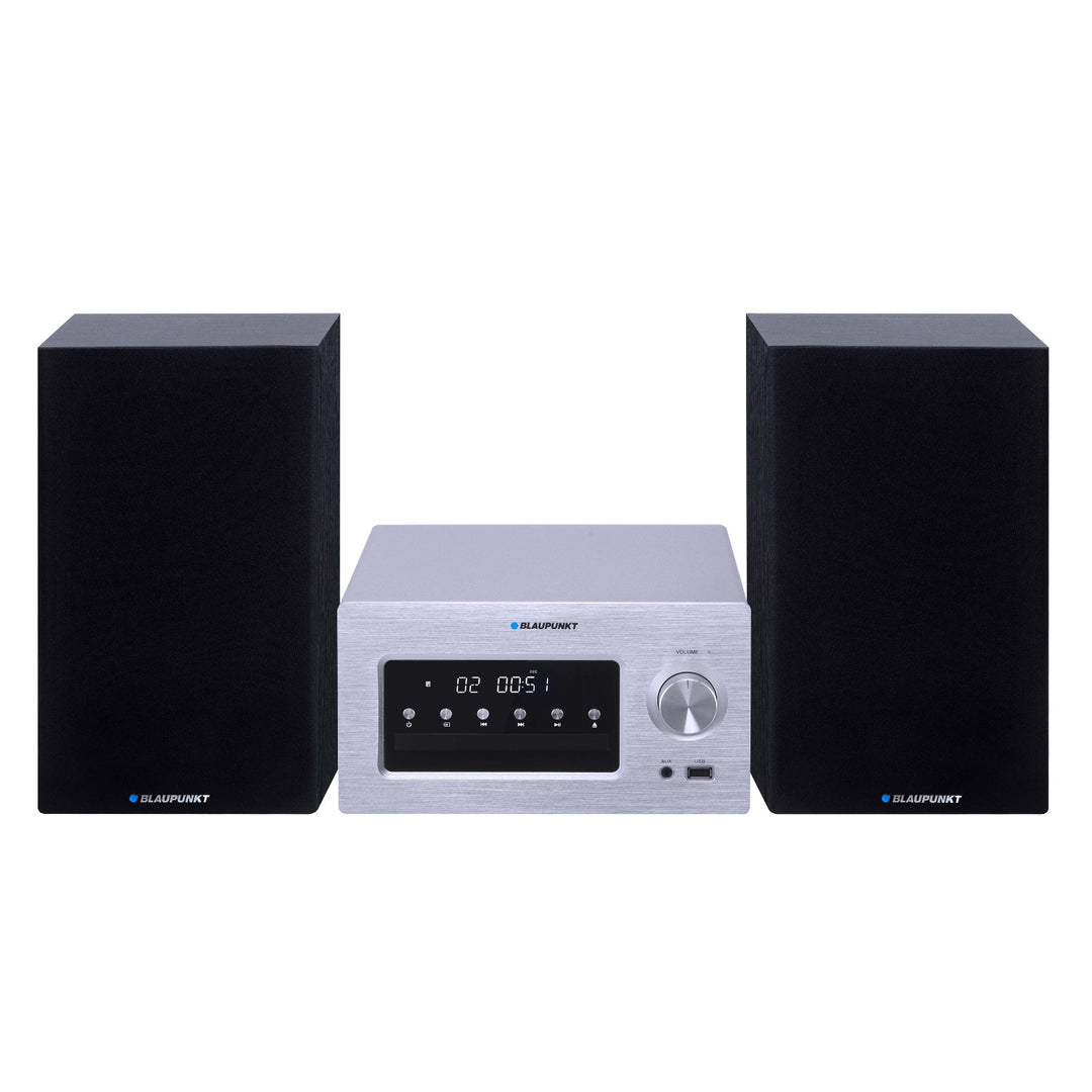 Микроаудиосистема Blaupunkt, BT/AUX/CD/USB/MP3/FM, памет за 40 станции, LED дисплей, мощност 2x210 W, регулиране на тоновете, MS70BT