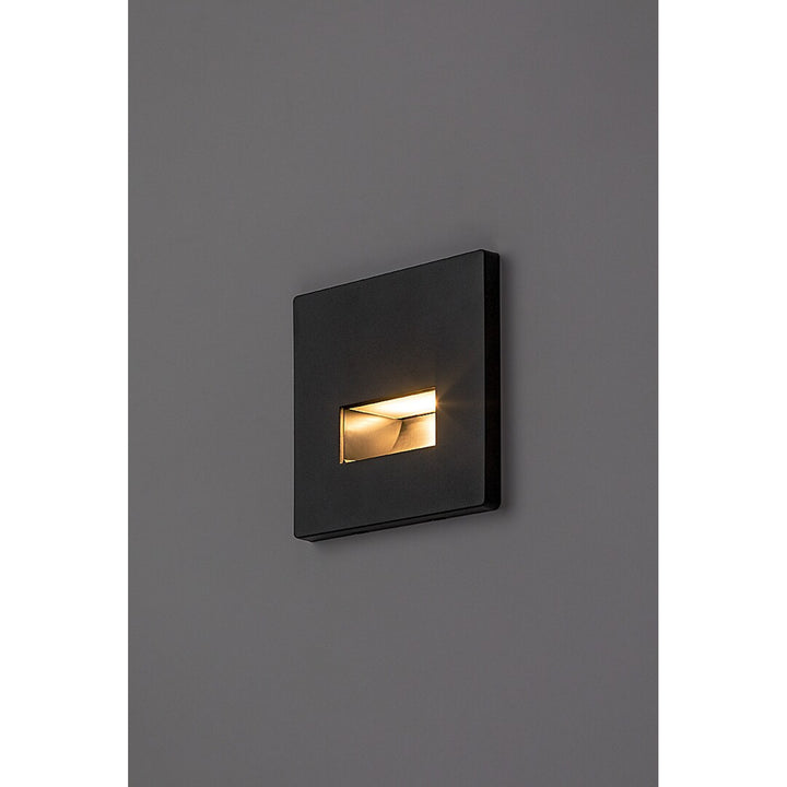 Лампа Lunca LED 1 W, IP20, черна, регулируема цветова температура 3000, 4500, 6500 K, 77195, 2 броя