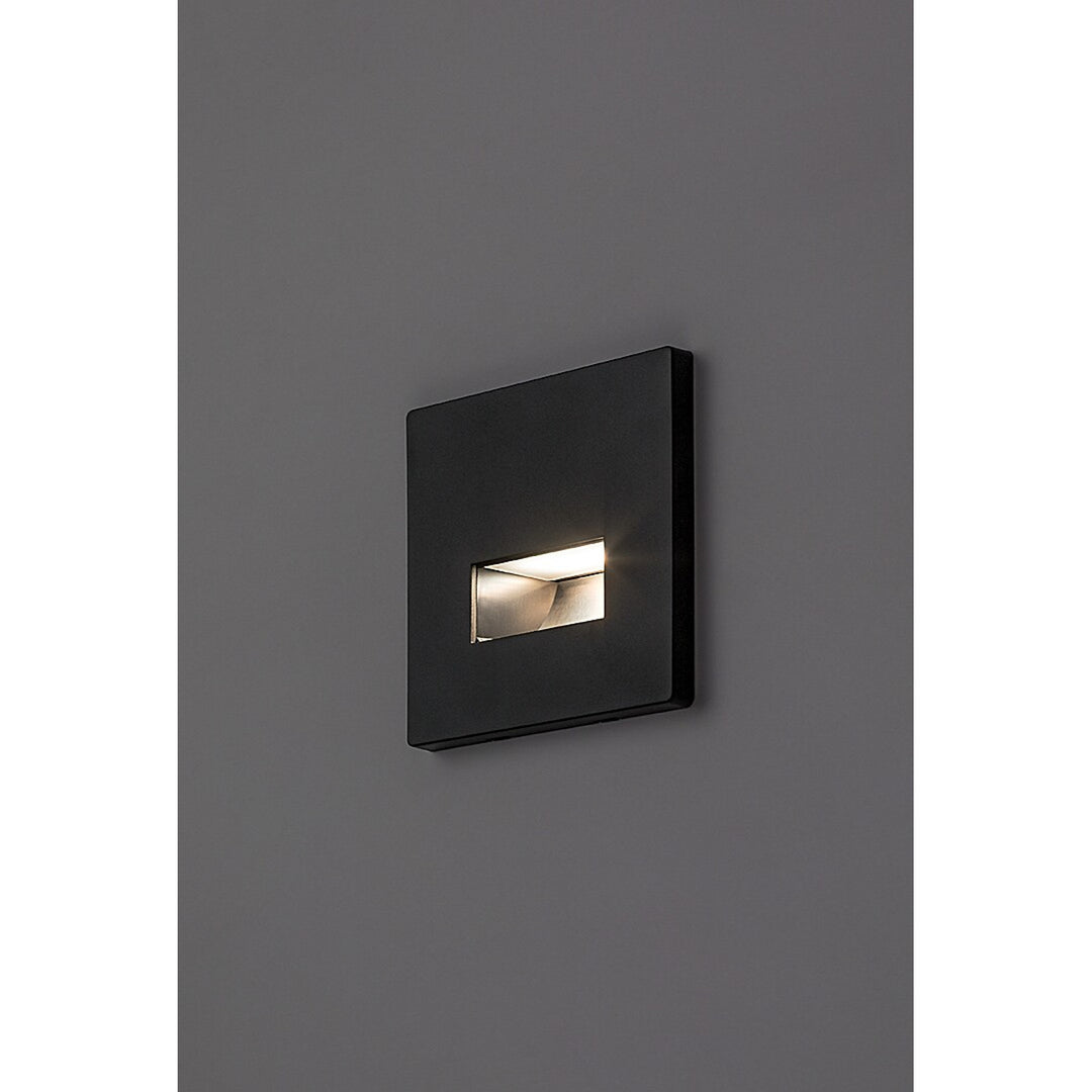 Лампа Lunca LED 1 W, IP20, черна, регулируема цветова температура 3000, 4500, 6500 K, 77195, 2 броя