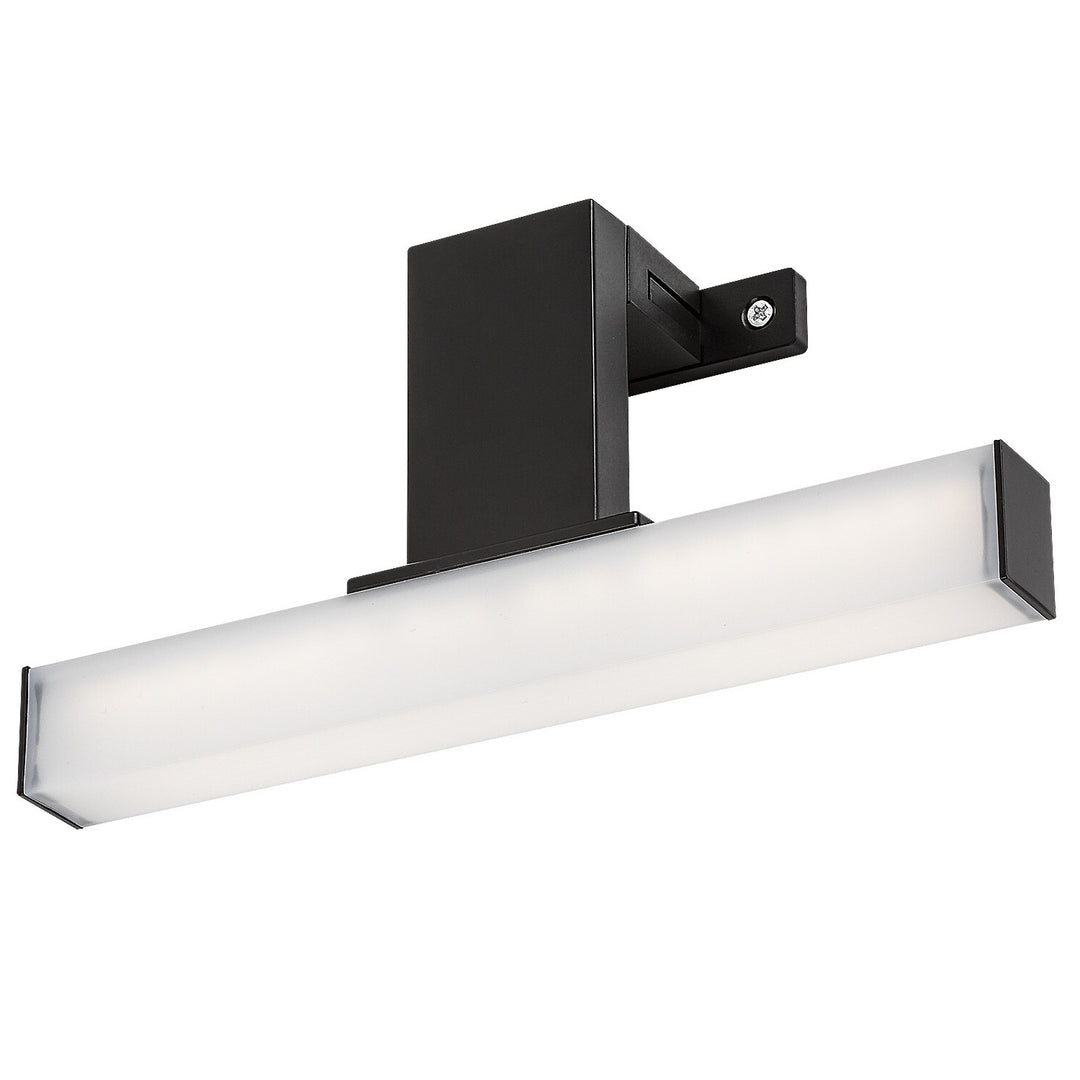 Баня лампа Rabalux Oliro LED 4 W, черна, IP44, 4000 K, 75050