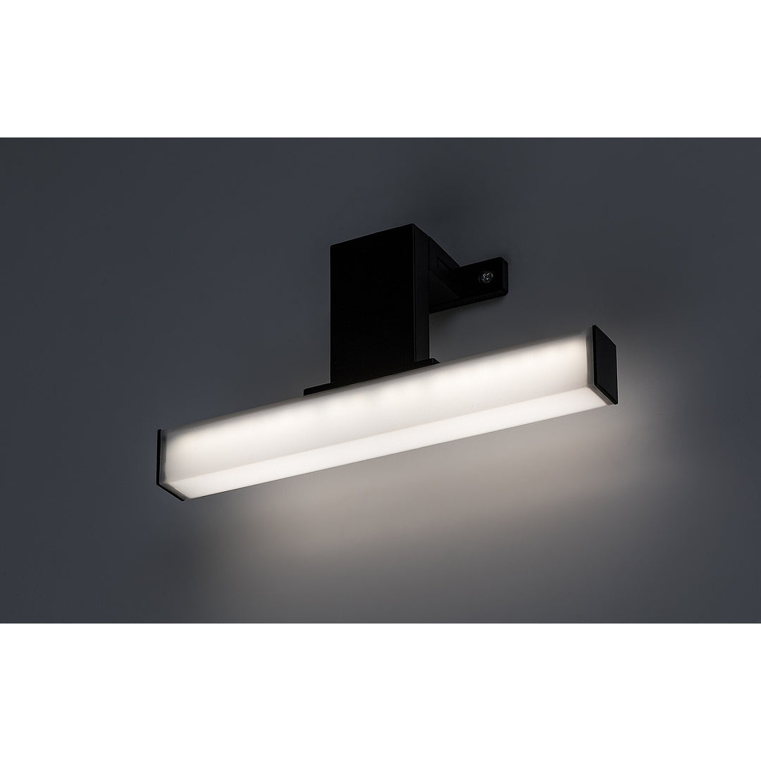 Баня лампа Rabalux Oliro LED 4 W, черна, IP44, 4000 K, 75050