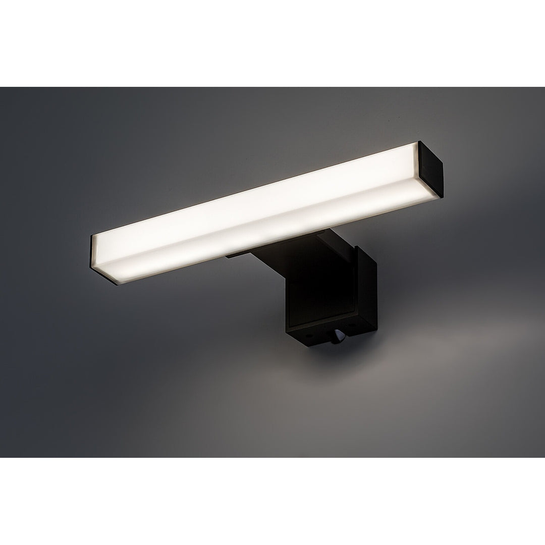 Баня лампа Rabalux Oliro LED 4 W, черна, IP44, 4000 K, 75050