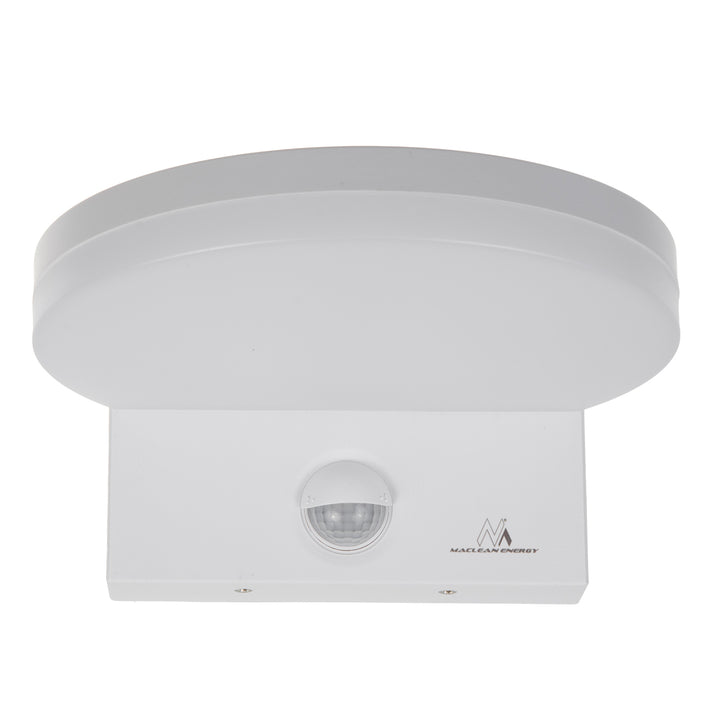 LED лампа с датчик за движение Maclean, PIR датчик за движение, цвят бял, 15 W, IP65, 1560 lm, неутрално бяла светлина (4000 K) MCE344 W, 2 броя