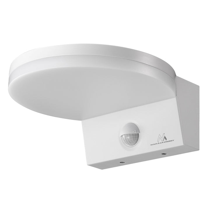 LED лампа с датчик за движение Maclean, PIR датчик за движение, цвят бял, 15 W, IP65, 1560 lm, неутрално бяла светлина (4000 K) MCE344 W, 2 броя