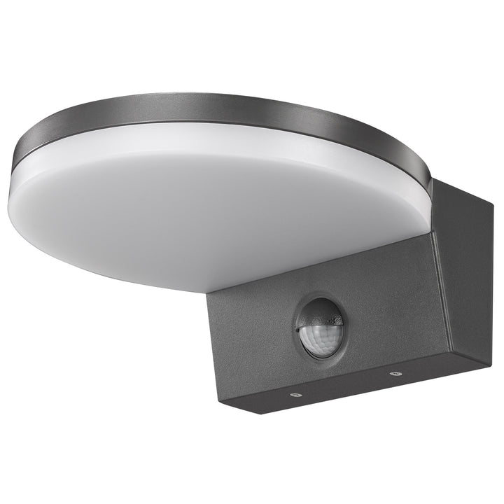 LED лампа с датчик за движение Maclean, PIR датчик за движение, цвят сив, 15 W, IP65, 1560 lm, неутрално бяла светлина (4000 K) MCE344 GR, 2 броя