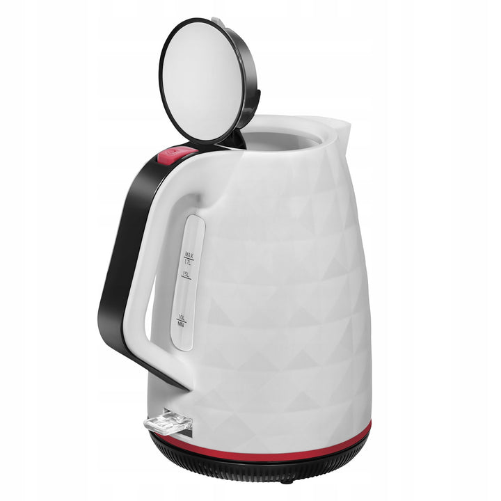 Безжична електрическа кана Manta ORISA 1,7 л, 2200 W, бяла