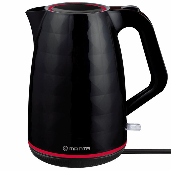Безжична електрическа кана Manta ORISA 1,7 л, 2200 W, черна