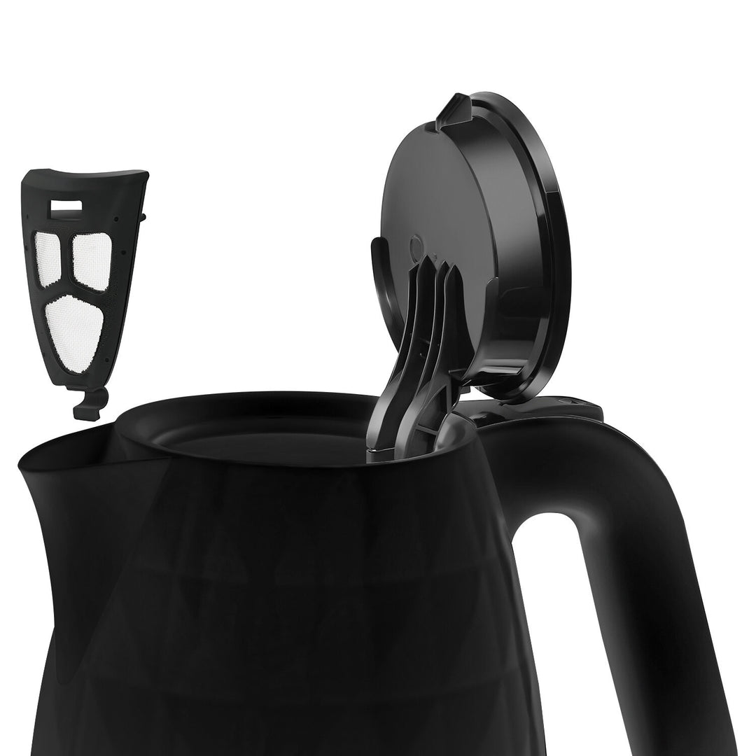 Безжична електрическа кана Manta ORISA 1,7 л, 2200 W, черна