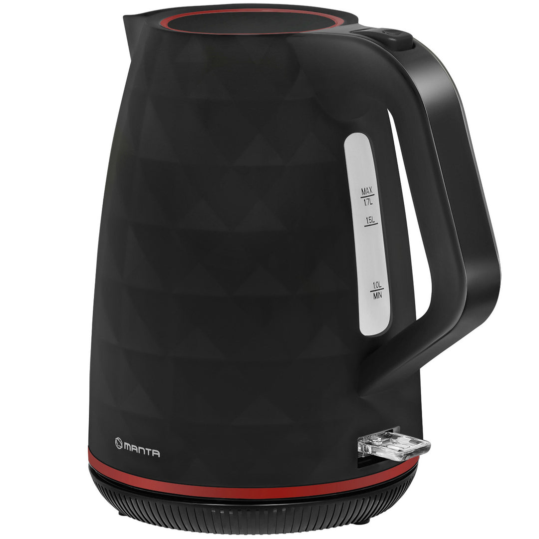 Безжична електрическа кана Manta ORISA 1,7 л, 2200 W, черна