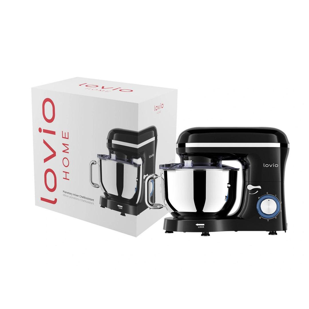 Планетен миксер Lovio ChefAssistant, черен, модел LVSTM01BK