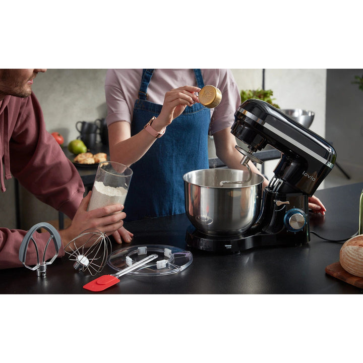 Планетен миксер Lovio ChefAssistant, черен, модел LVSTM01BK