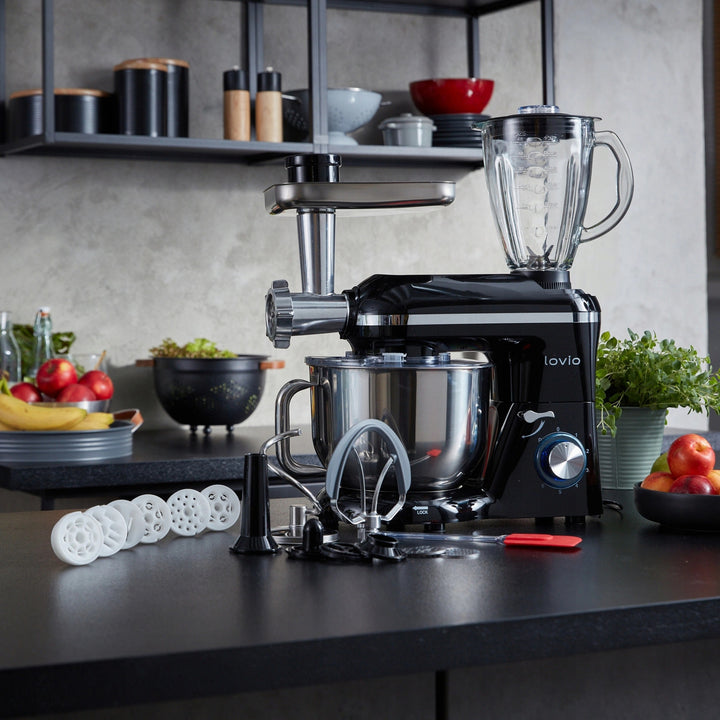 Планетен миксер Lovio ChefAssistant Plus, черен, модел LVSTM02PBK