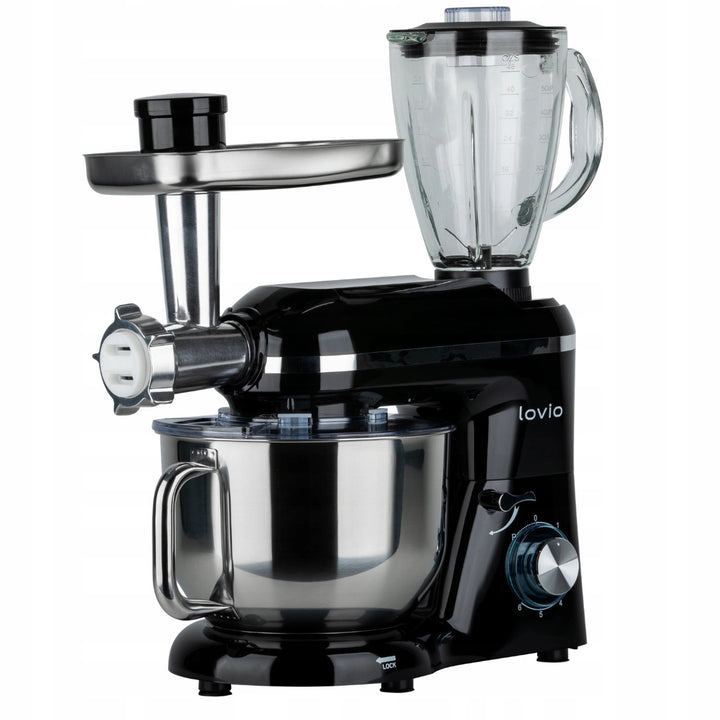Планетен миксер Lovio ChefAssistant Plus, черен, модел LVSTM02PBK