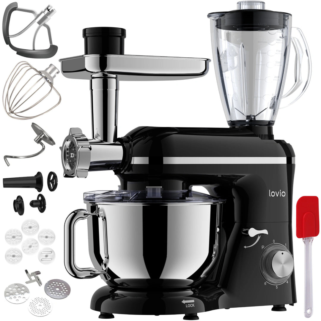 Планетен миксер Lovio ChefAssistant Plus, черен, модел LVSTM02PBK
