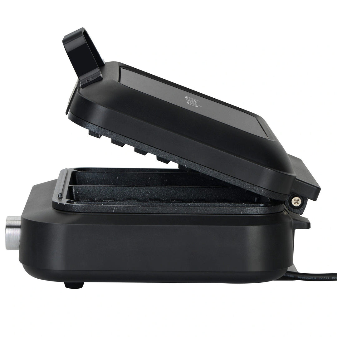 Машина за вафли LOVIO PerfectCrisp, 2 големи вафли, 1500 W, 6 степени на изпичане, LVWF002BK