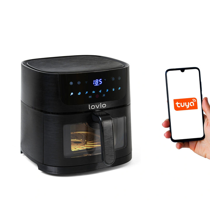 Безмаслена фритюрница Air Fryer LOVIO PureFry XL Smart LVAF002BK