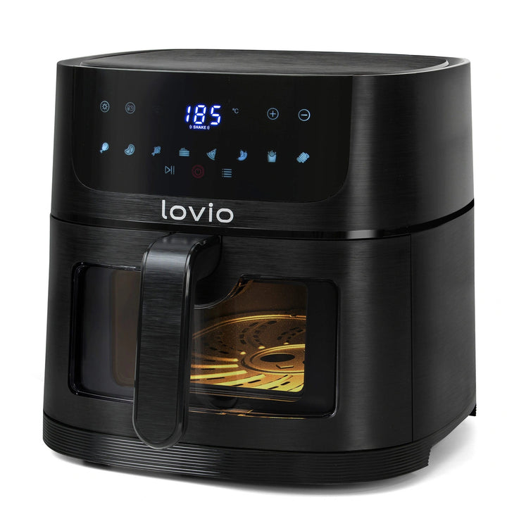 Безмаслена фритюрница Air Fryer LOVIO PureFry XL Smart LVAF002BK