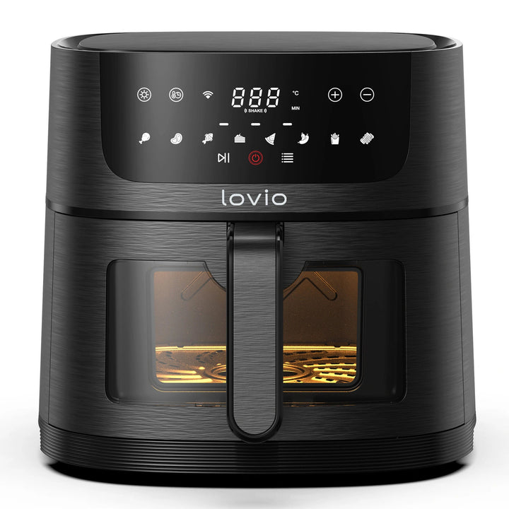 Безмаслена фритюрница Air Fryer LOVIO PureFry XL Smart LVAF002BK
