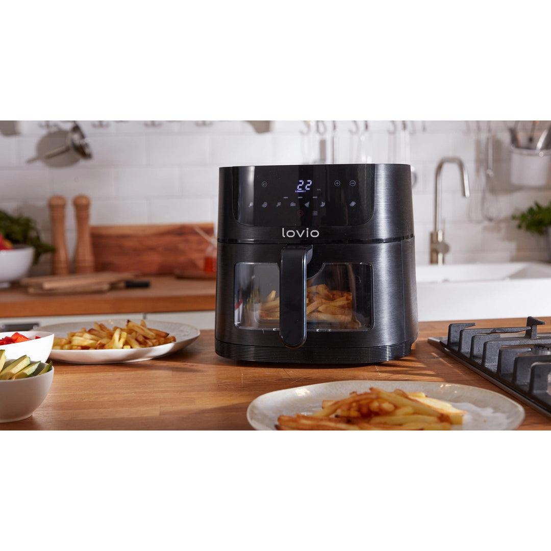 Безмаслена фритюрница Air Fryer LOVIO PureFry XL Smart LVAF002BK
