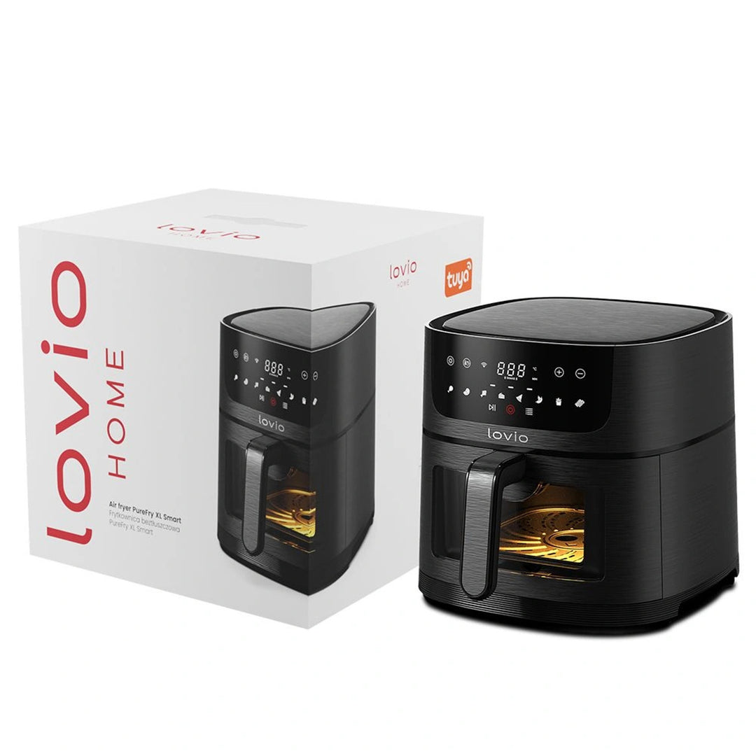 Безмаслена фритюрница Air Fryer LOVIO PureFry XL Smart LVAF002BK