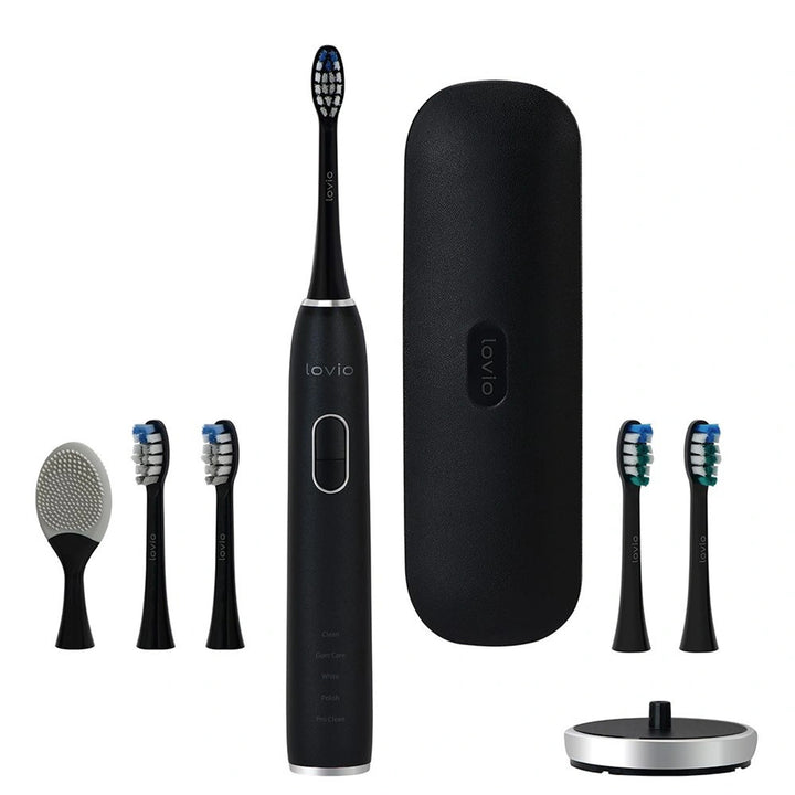Електрическа четка за зъби Lovio SonicProtect PRO, черна, LVTB124BK