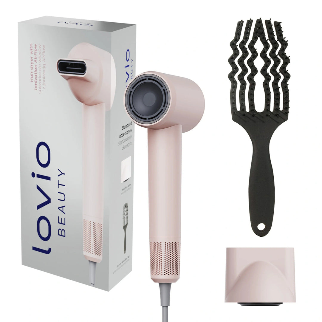 Професионална сешоар Lovio Air Flow, розов, LVHD001PK
