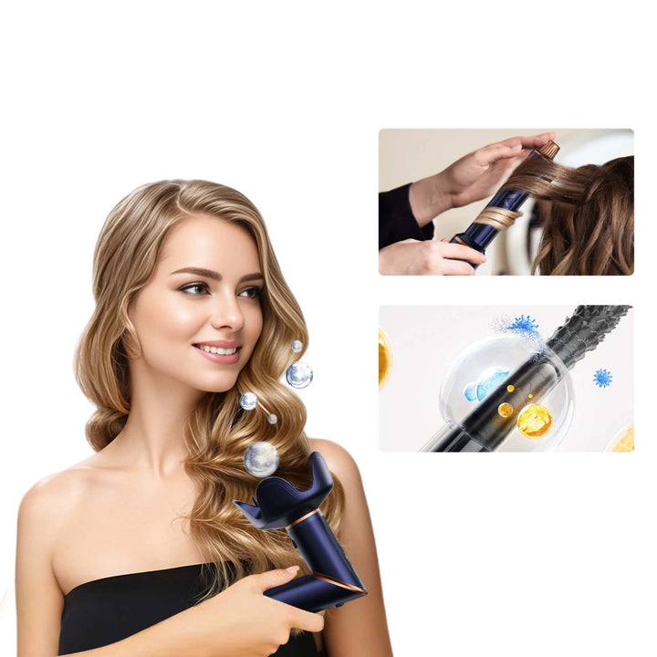 Сешоар и маша 8 в 1 с йонизация LOVIO AirStyle LVHS001BL