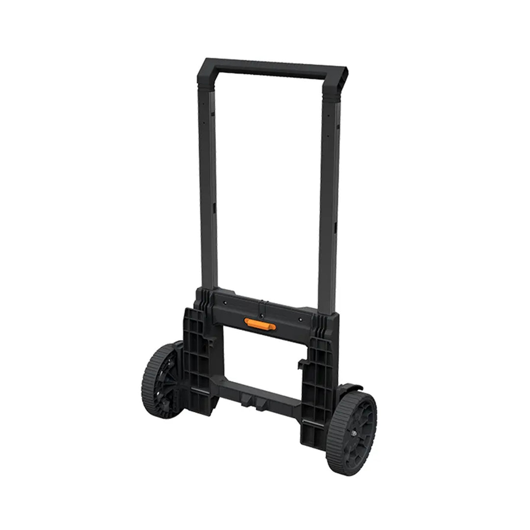 Комплект от 3 кутии за инструменти Keter ROC Pro Gear 2.0, общ обем 110 л, степен на защита IP65, сгъваема телескопична дръжка, възможност за заключване с катинар, 256982