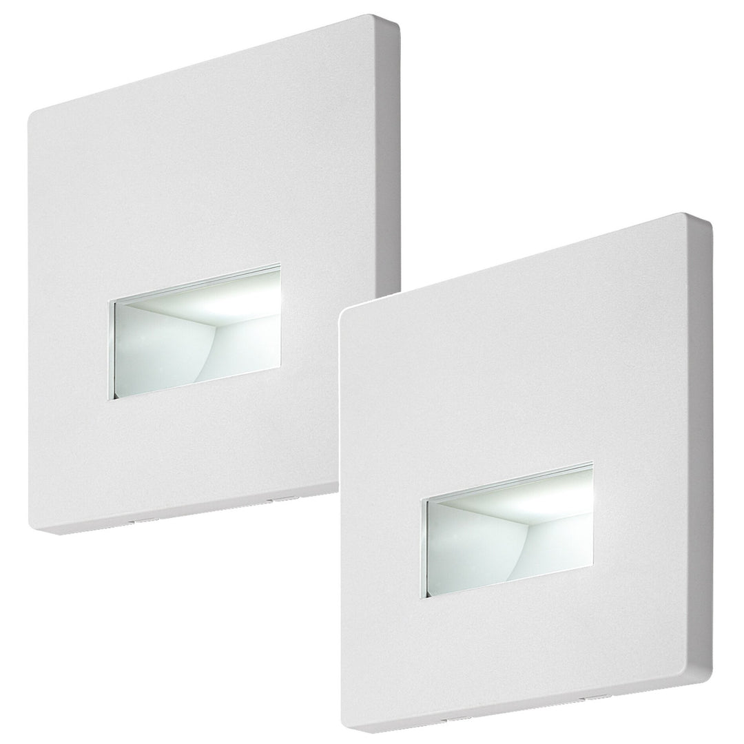 Лампа Lunca LED 1 W, IP20, бяла, регулируема цветова температура 3000, 4500, 6500 K, 77196, 2 броя