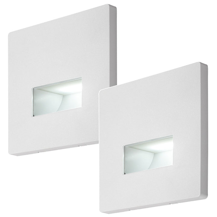 Лампа Lunca LED 1 W, IP20, бяла, регулируема цветова температура 3000, 4500, 6500 K, 77196, 2 броя