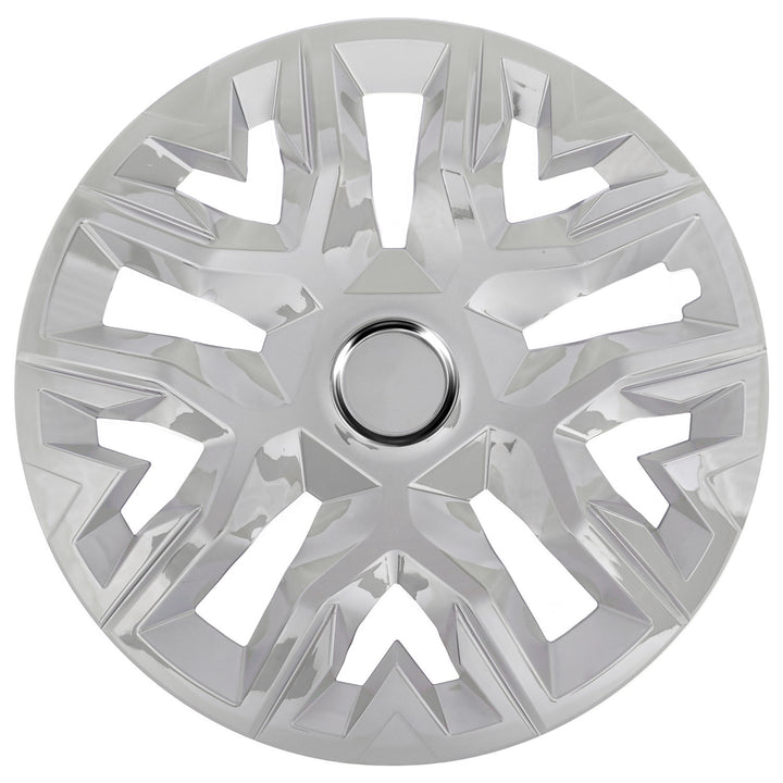 Универсална автомобилна капачка 15'' NRM Perfecto, лакирана в сребристо, 1 брой