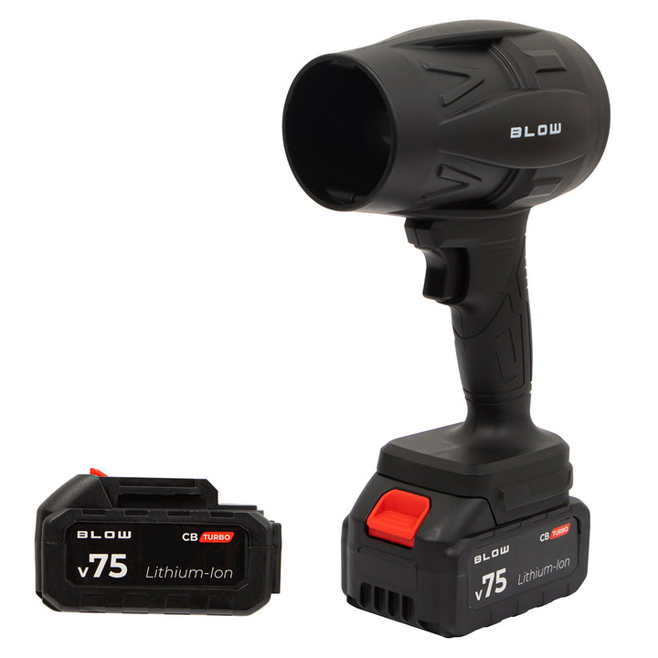 Акумулаторен вентилатор BLOW 21V CB TURBO, 130 000 оборота, 2,4 Ah, куфар