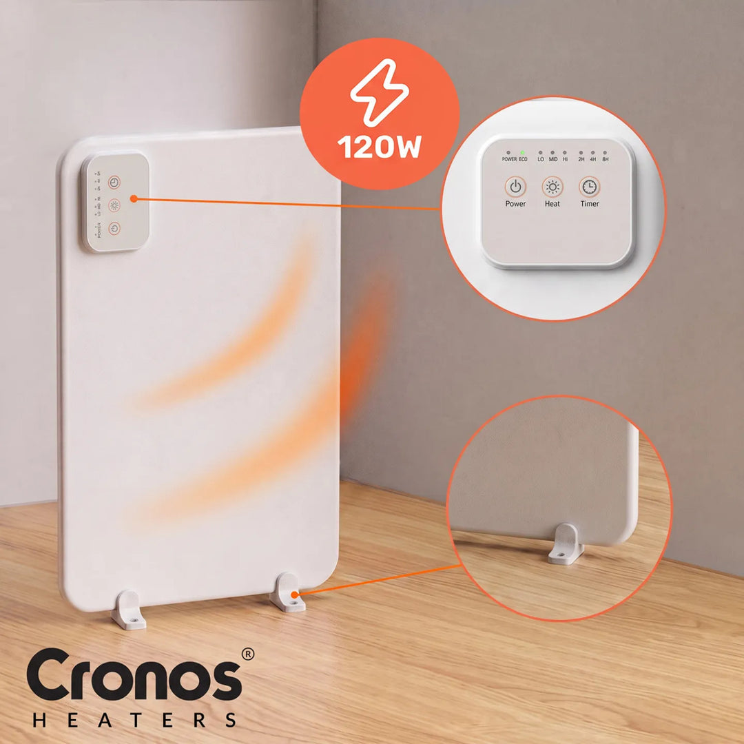 Подбюровен инфрачервен нагревател Cronos, мощност 120 W, таймер, 3 режима на работа, DCH-150