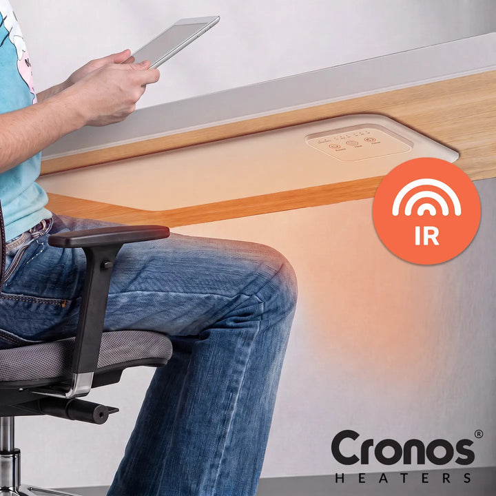 Подбюровен инфрачервен нагревател Cronos, мощност 120 W, таймер, 3 режима на работа, DCH-150