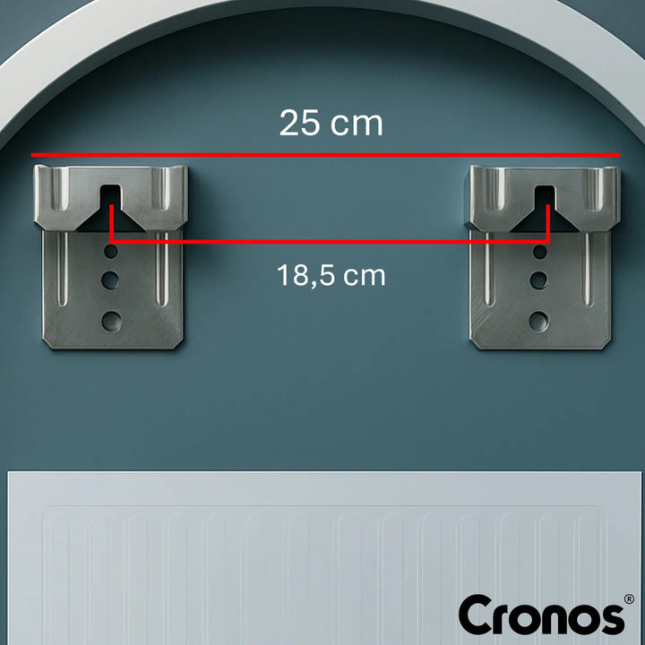 Отопляемо огледало Cronos, овално 50x80 см, LED в три цвята, степен на защита IP44, система против замъгляване