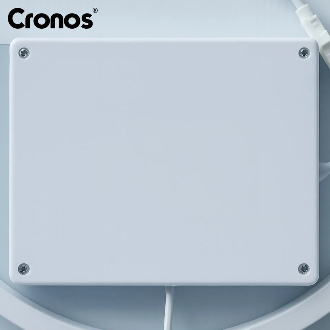 Отопляемо огледало Cronos, овално 50x80 см, LED в три цвята, степен на защита IP44, система против замъгляване
