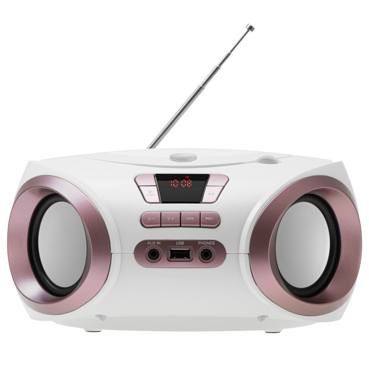 Радио Boombox с CD-MP3, USB, FM радио, AUX, изход за слушалки, Adler, AD 1181