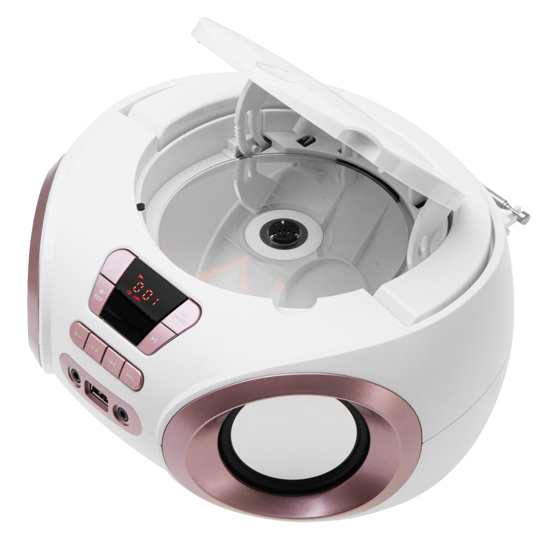 Радио Boombox с CD-MP3, USB, FM радио, AUX, изход за слушалки, Adler, AD 1181