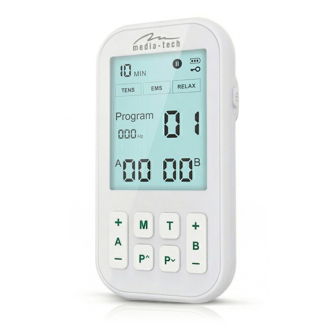 Масажор и електростимулатор за мускули, TENS/EMS, стимулация 3 в 1, Mediatech, MT6543