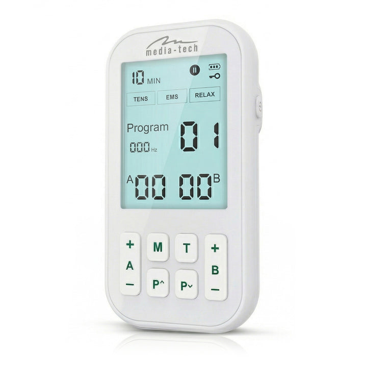 Масажор и електростимулатор за мускули, TENS/EMS, стимулация 3 в 1, Mediatech, MT6543
