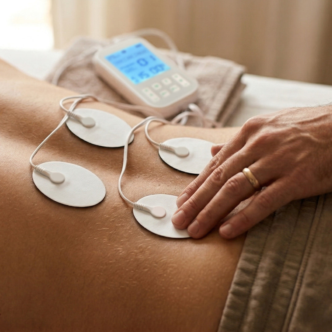 Масажор и електростимулатор за мускули, TENS/EMS, стимулация 3 в 1, Mediatech, MT6543
