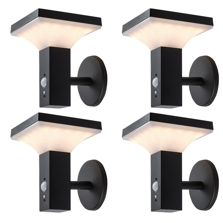 Лампа Rabalux, стенна, за външна употреба, слънчева, IP44, LED 4 W, Geleen, 4 броя