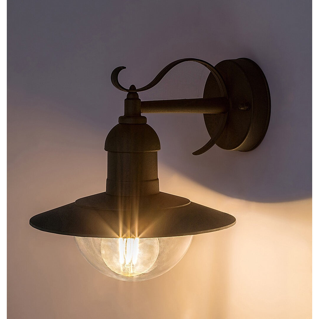 Стенна лампа Rabalux, за външна употреба, IP44, E27, макс. 60 W, зелена, Oslo, 2 броя